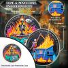 10Pcs Sunglasses Skeleton Dumpster Fire Coin, Forging Steel Dumpster Fire Challenge Coin - Funny Office Desk Accessories - Novelty Coins Pocket Token - Inspirational Office Gifts for Men Women view 4
