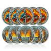 10Pcs Knights Dumpster Fire Coin, Knight's Sword Dumpster Fire Challenge Coin - Funny Office Desk Accessories - Novelty Coins Pocket Token - Inspirational Office Gifts for Men Women view 1