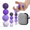 8 Pack Silicone Magnetic Fidget Balls, Fidget Toys Adults & Teen, Quiet Office Desk Toys with TexturesAnxiety Figette Sensory Toy ADHD ToolFingears Figet Stress Gifts for Teens (Large & Small Sizes) view 1