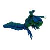 3D Printed Removable Jointed Mantis Shrimp Model, Cool Hinge Marine Animal Mantis Shrimp Statue 7.04 Inch, Anxiety Relief 3D Gift Suitable for Desktop Decoration view 1