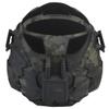 HL-98 Tactical Helmet with Built-in Communication Earphone, Equipped with a Built-in HD Earphone and a flip-up Visor with Both Transparent and Black Lenses (Black CP) view 4