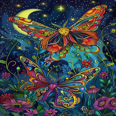 1000-Piece Adult Jigsaw Puzzle - Butterfly Jigsaw Perfect for Fun Brain Puzzle Lovers | Vibrant Illustrations and Quality Pieces | Challenging and Relaxing | Great Gift Idea