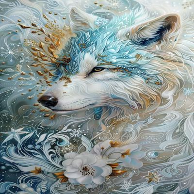1000 Piece Adult Jigsaw Puzzle -White Wolf Wooden Rounded Corner Color Jigsaw Puzzle for Beginners, Great Gift for Framing, Multi-Color Jigsaw Puzzle