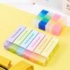 2B Rainbow Eraser Translucent Students Correct to Erase The Rainbow Eraser,Nice Design view 2