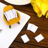 100pcs Blank Miniature Books, 1:12 Scale Mini Dollhouse Book Ornaments White Tiny Notebook Model Small Opening Book Toys for Dollhouse Bookshelf Decoration Pretend Play Supplies view 3