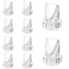 10PCS Duckbill Valves Compatible with eufy S1 Pro S1 E10, Lansinoh Discreet Duo, NCVI NICEGREEN Nuliie Zooawa S32 Breast Pump Parts S32 Breast Pump Replacement Acessories, for Lansinoh Pump Parts view 1