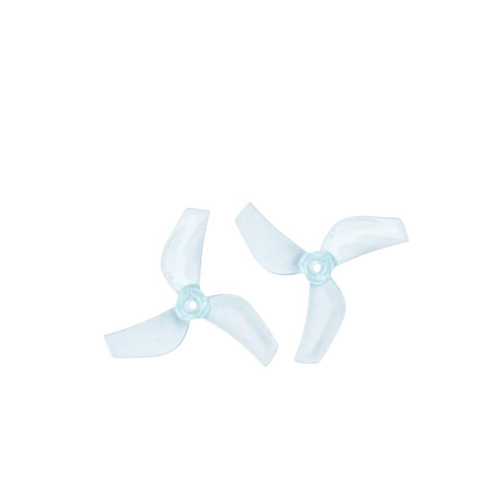 20 Pairs 1219S 31mm 3 Ultra Light Propellers FPV Tinywhoop Drones Compatible With 0702 29000KV DIY Parts(20Pairs Blue)