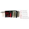 GAOSHA R6DS 2.4GHz Remote Control Receiver 6/10 Channels SBUS//PPM for Fixed Wing AT9S/AT9S /AT10/AT10II Transmitter view 3