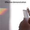 10x10x10mm Optical Glass, Lightweight 45 Degree Right Angle Prism, Triangular Prism for Teaching Refracted Light 1pc view 3