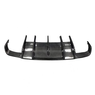 Carbon Fiber Car Rear Bumper Lip Spoiler Diffuser Compatible for E Class W212 E400 E500 E63 AMG Sport 2011-2013 FRP Rear Lip