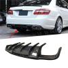 Carbon Fiber Car Rear Bumper Lip Spoiler Diffuser Compatible for E Class W212 E400 E500 E63 AMG Sport 2011-2013 FRP Rear Lip view 2