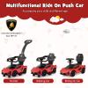 INFANS 3 in 1 Ride on Push Car, Licensed Lamborghini Baby Stroller Sliding Walking Car with Parent Control Handle, Music, USB, Headlight, Under Seat Storage, Foot-to-Floor Toy for 18-60 Months (Red) view 2