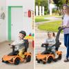 INFANS 3 in 1 Ride on Push Car, Licensed Lamborghini Baby Stroller Sliding Walking Car with Parent Control Handle, Music, USB, Headlight, Under Seat Storage, Foot-to-Floor Toy 18-60 Months (Orange) view 2
