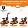 INFANS 3 in 1 Ride on Push Car, Licensed Lamborghini Baby Stroller Sliding Walking Car with Parent Control Handle, Music, USB, Headlight, Under Seat Storage, Foot-to-Floor Toy 18-60 Months (Orange) view 3