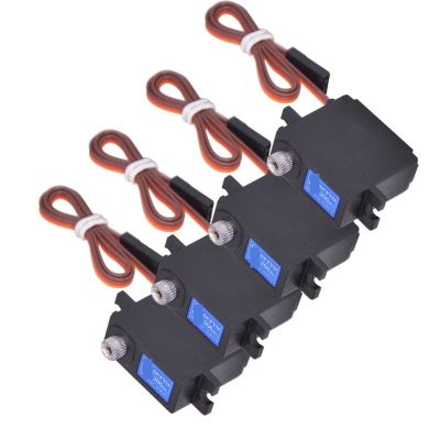 2pcs 4pcs 17g 6kg Torque Digital Servo Metal Gear High Speed Motor for 1/18 1/12 Scale Helicoper Airplane Car Boat Robot(4pcs 180 Degree)