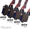 2pcs 4pcs 17g 6kg Torque Digital Servo Metal Gear High Speed Motor for 1/18 1/12 Scale Helicoper Airplane Car Boat Robot(4pcs 180 Degree) view 2