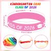 JUNEBRUSHS 42pcs Kindergarten Preschool Graduation Silicone Bracelets Party Favors Rubber Wristbands Supplies for Class of 2026 Graduation Kindergarten Preschool Party Favors Accessories view 4