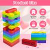 rytopt 48Pcs Super Naughty Block Tower Game, Valentine Tumbling Tower Stacking Blocks Game, Couples Games, Valentines Day Gifts for Him, Funny Challenges view 2