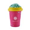 Chill Factor Color Shock Slushy Maker Perfectly Pink - Reusable Slushy Maker Cup Homemade Slushies Squeeze Cup Slushy Maker Kitchen Toys view 3