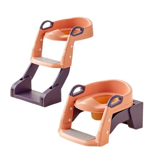 2-in-1 Child Potty Training Toilet,Baby Toilet, Potty Training, Original Potty Toilet Blue and Pink (Peach)