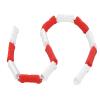 Rc Road Barrier Rc Race Track Barrier 50Pcs Rc Road Track Barriers 1/18 Rc Car Drifting Racing Field Fence Roadblocks for Remote Control Car Accessories Red and White view 2