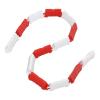 Rc Road Barrier Rc Race Track Barrier 50Pcs Rc Road Track Barriers 1/18 Rc Car Drifting Racing Field Fence Roadblocks for Remote Control Car Accessories Red and White view 4