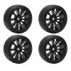 /10 RC Drift Car Tires Hard Rubber Set for TT02 On Road Drifting Cars Compatible with 12mm Hex Wheels view 1