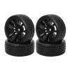 /10 RC Drift Car Tires Hard Rubber Set for TT02 On Road Drifting Cars Compatible with 12mm Hex Wheels view 3