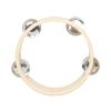 6Inch Wood Tambourine Metal Single Row Tambourine For Kids Tambourine For Adults Hand Held Tambourine view 1