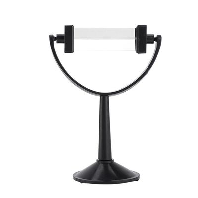 Acouto Equilateral Prism Ical Glass Angular Prism with Stand E Onal Physics Tool for Hing Light Spectrum Ideal for Science Classes