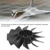 50Mm RC Duct Fan 12Blade Propeller Plastic Duct Fan Accessories for Rc Planes Black (Anti-Paddle) view 4