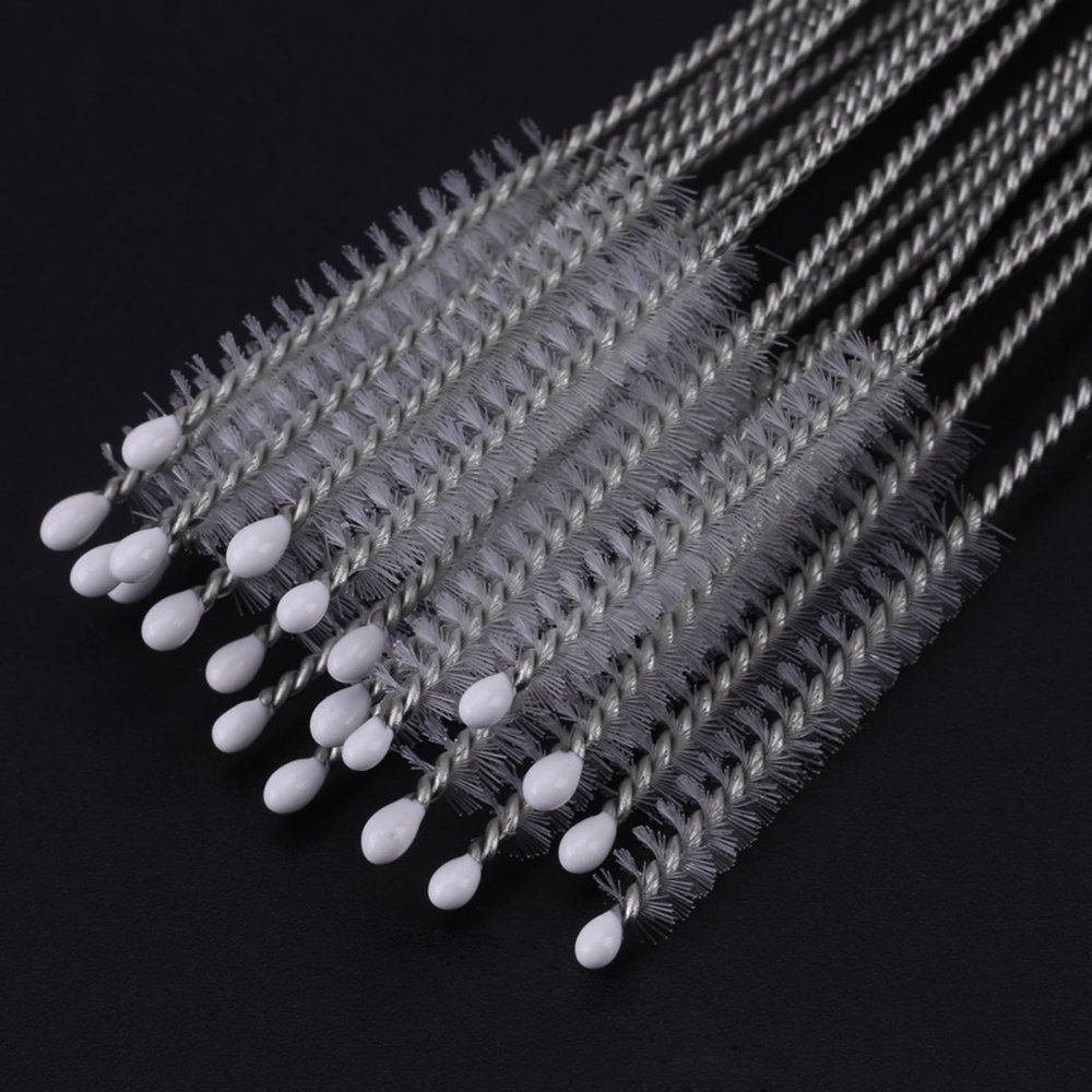 20Pcs Straw Brush, Baby Milk Feeding Bottle Brush, Stainless Steel Water Bottle and Tubes Brush, Hand Drink Water Cup Straw Wash Brush Cleaner