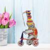 Elephant Tricycle Tin Toy, Retro Clockwork Wind Up for Collection, Nostalgia Toys Adults, Choice for Various Occasions view 4