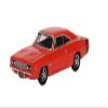 1968 Charger Bright Red with Black Stripes 1/87 (HO) Scale Diecast Model Car by Oxford 87DC68001 view 1
