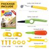 ColoPlay 355 Cardboard Tools for Kids, Cardboard Cutter for Kids, Tools for STEM Educational, Gifts for Boys and Girls Aged 5-12 view 2