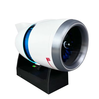 BrickCraftWorks 3D Printed Functional Nacelle Thrust Reverser Turbofan Engine Model with Lighting Effects, Creative Technology Ornament Gift