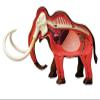 4D Woolly Mammoth Anatomy Model, Removable 30 Parts Organs and Body Parts Anatomical Model Kit, for Pet Clinic Veterinary TrainingSchool Teaching Demonstration view 4