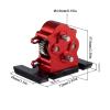 Aluminum Dual Transmission Dig Overdrive Gearbox with for Delri-n Skid for 1/10 RC Crawler for LCG for Cheater for Ca-Pra SCX10 PRO Upgrade(Grey) view 3