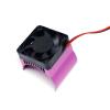 for Absima Cr1.8 for Yucatan for Yikong Yk4082 Yk4083 1/8 42mm Motor Cooling Fan Heat Sink Rc Crawler Car Upgrade Parts RC Car Parts(Purple) view 1
