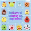 Small Pull Back Toy Cars Set,12 PCS Mini Racing Vehicles for Holiday Birthday Party Favors,Goodie Bag Stuffers,Classroom Prizes,Bulk Toys for Kids (Tiger,Cow,Bee,Zebra,Pig,Owl,Elephant Zoo Design) view 2