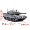 DAGIJIRD Simulation Alloy Armored Vehicle Model 1:72 Alloy German Army Leopard 2A4 Tank Model view 2