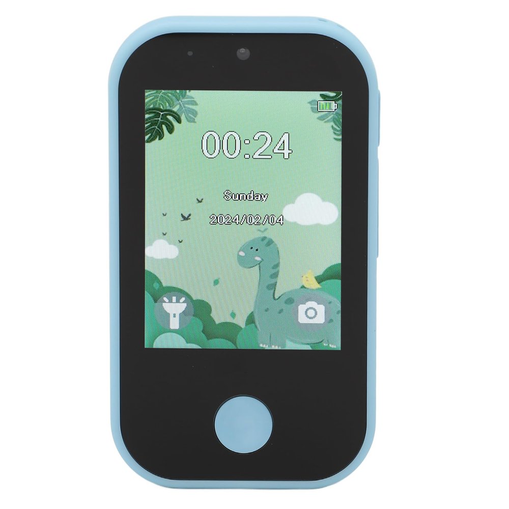 Digital Camera 1080P 48MP Music Player for Children Phone (Blue)
