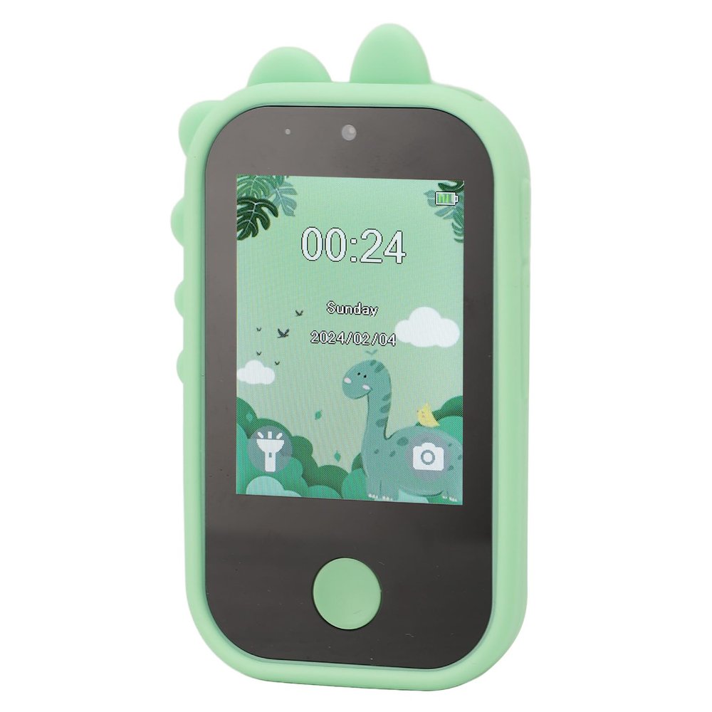 KIMISS Digital Camera 1080P 48MP Music Player for Children Phone (Green)