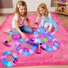 SCKTYZS Tracks Car Toys for 3 4 5 6 Year Old Girls Kids,177 PCS 360Rotating Track Flexible Car for Girls 3-5 Toddler Flex Track Race Cars Toys Birthday Gifts view 4