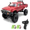 Hylukon RC Crawler Offroad RC Truck, 1:16 Scale 2.4GHz RC Pickup Truck with LED Headlights, 4x4 All Terrain RC Rock Crawler RTR Hobby RC Crawlers Gifts for Adults view 1