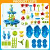 Water Table for Toddlers 3-5 4-8, 2-Tier 3 in 1 Kids Sand and Water Table, Summer Outdoor Beach Outside Backyard Activity Sensory Water and Sand Tables, Birthday Party Gift for Kids Boys and Girls view 2