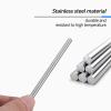 1 Pair Motor Shafts, RC Car Motor Shaft Stainless Steel 5mm, Replacement, Easy Install for RC Parts 5mm brushless motor shaft view 4