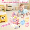 Jyusmile Musical Crawling Baby Toy 6-12 Months+, Sensory Learning Development Toy for Tummy Time, Christmas Birthday Gifts for 1 Year Old Girl view 3