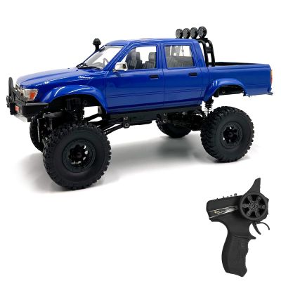 Hylukon RC Crawler Offroad RC Truck, 1:16 Scale 2.4GHz RC Pickup Truck with LED Headlights, 4x4 All Terrain RC Rock Crawler RTR Hobby RC Crawlers Gifts for Adults