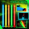 Lewtemi 100 Pack 6 Inch Glow Colorful Sticks Bulk, Glow in the Dark Party Supplies Birthday and Holidays view 2